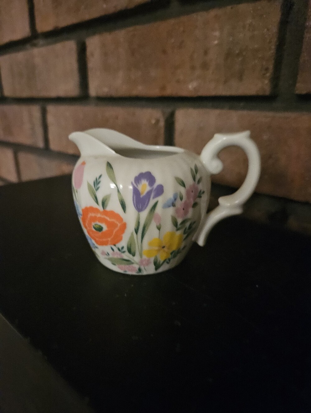 Vintage Floral Creamer